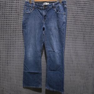 Levis Low Rise Bootcut Jeans 14M 36x31 Misses Womens Med Wash Y2K Western Grunge